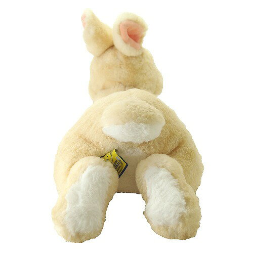 【送料無料】　ひざうさぎ ぬいぐるみ ベージュ 動物 アニマル 全長37cm　ぬいぐるみ 動物 アニマル　抱き枕の商品画像 3