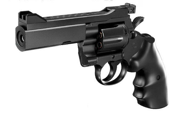 【送料無料】　東京マルイ コルトパイソン .357マグナム PPCカスタム 4インチ ブラックモデル エアーコッキングリボルバー 10歳以上用