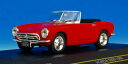【送料無料】 First:43 ファースト43 ミニカー 1/43 F43-103 ホンダ S800 1966 オープンルーフ レッド 国際貿易