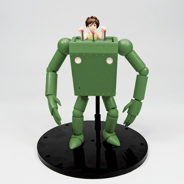 グリーンの二足歩行ロボット 【未来少年コナン】【ロボノイド】※単品
