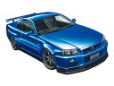【送料無料】 プラモデル 1/24 ザ・モデルカー No.008 ニッサン BNR34 スカイラインGT-R V-specII '02