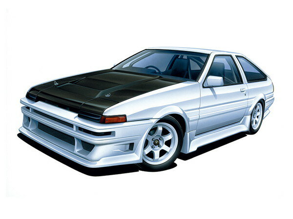【送料無料】　アオシマ 1/24 ザ・チューンドカー No.045 カーブティッククラブ AE86 トレノ '85（トヨタ) プラモデル