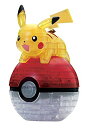 【送料無料】 ジグソーパズル3D ポケットモンスター ピカチュウ モンスターボール 61ピース CP3-019