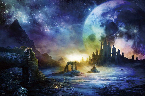 【送料無料】　ジグソーパズル 1000ピース 光るパズル 齋藤亮太 はじまりの空 50×75cm 1 ...