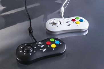 【新品・数量限定!!大特価】【2個セット】　【送料無料】　NEOGEO mini Pad ネオジオ ミニ パッド 2個セット ホワイト 白 ゲームコントローラー ネオジオミニ専用