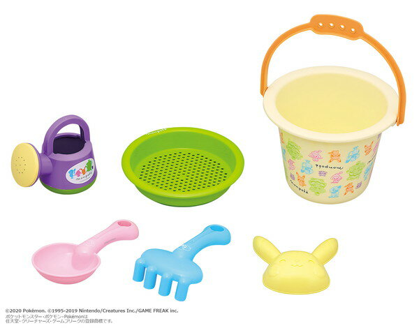 【送料無料】 モンポケ バケツセット ピカチュウ 砂場遊び モンポケ ポケットモンスター ポケモン