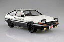 8月再入荷予定 【送料無料】 アオシマ 1/24 頭文字D イニシャルD No.05 藤原拓海 AE86トレノ 第1巻仕様 プラモデル