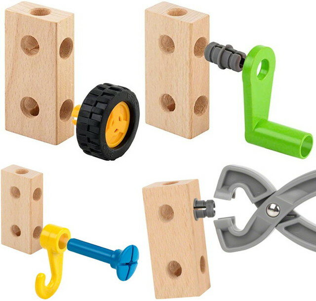 【送料無料】　ビルダー　クリエイティブセット　34589 木製 おもちゃ 知育玩具 ブリオ BRIO 2