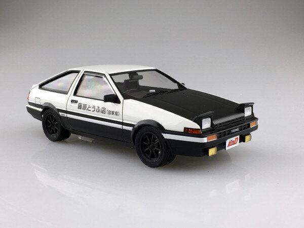 7月再入荷予定 【送料無料】 アオシマ 1/24 頭文字D No.01 藤原拓海 AE86トレノ プロジェクトD仕様 プラモデル