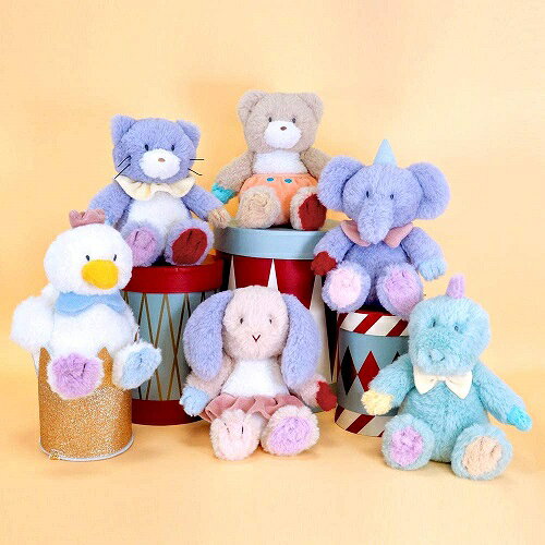 【定形外郵便送料無料】　Recircus(リサーカス) ぬいぐるみ S ゾウ PU　高さ：約19cm　P-7612　出産祝い　地球にやさしいぬいぐるみ 3