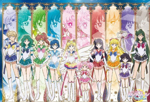 【送料無料】　ジグソーパズル 300ピース 劇場版「美少女戦士セーラームーンEternal」エターナルセーラー10戦士 26x38cm 300-AC050のサムネイル