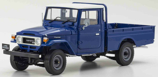 【★カタログ】 【送料無料】　京商オリジナル 1/18 トヨタ ランドクルーザー 40 (ブルー) 完成品ダイキャストミニカー KS08958BL