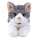 【送料無料】　ひざねこ ぬいぐるみ　サバシロ Mサイズ　全長約47cm P-77