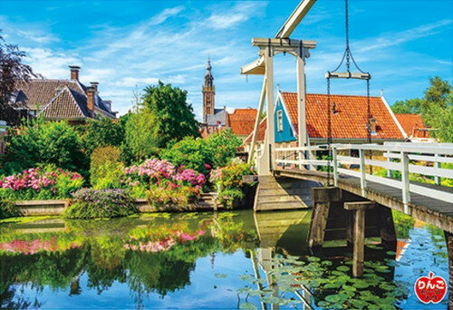 【送料無料】　ジグソーパズル 300ピース 花咲くオランダの跳ね橋 38x26cm 300-363