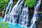 【送料無料】　ジグソーパズル 1000ピース 日本風景 美瑛の絶景白ひげの滝（北海道）50x75cm 10-1416