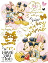 【送料無料】 ジグソーパズル 300ピース プチ2ライト カラフル・ゴールド/ミッキー&ミニー 16.5×21.5cm 42-88