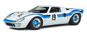 【送料無料】　SOLIDO 1/18 フォード GT40 Mk.1 #19 ホワイト/ブルー 完成品ダイキャストミニカー S1803006