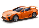 オンロードカー 【送料無料】　童友社 1/24 レクサス LFA レッド/オレンジ 完成品ラジコン 2.4GHz