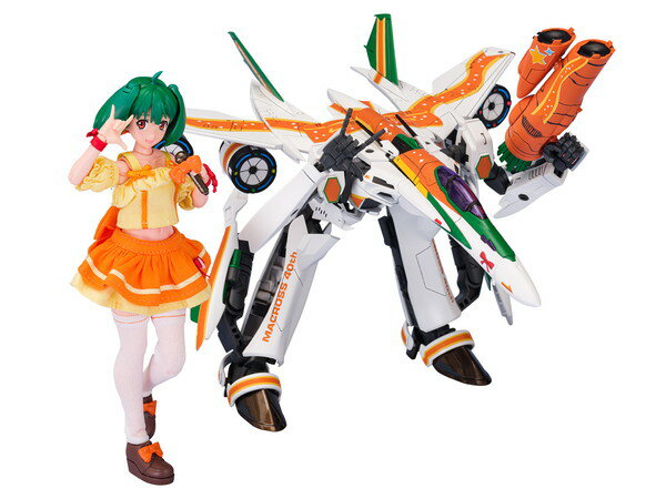 【送料無料】　アオシマ ACKSシリーズ V.F.G. マクロスF VF-25F メサイア ランカ・リー マクロス40thアニバーサリー 色分け済プラモデル MC-10 1