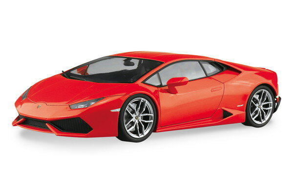 【送料無料】 アオシマ 1/24 プリペイントモデル NO.04-C 039 14 ランボルギーニ ウラカン レッド 塗装済プラモデル
