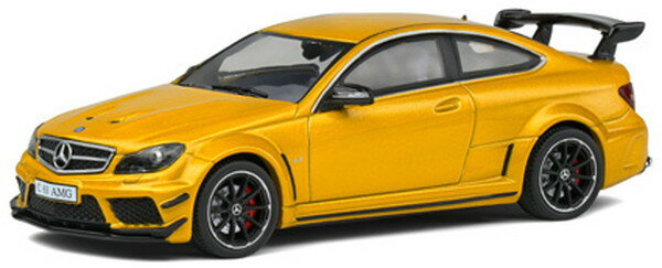 　SOLIDO 1/43 メルセデス C63 AMG ブラックシリーズ (イエロー) 完成品ダイキャストミニカー S4311601