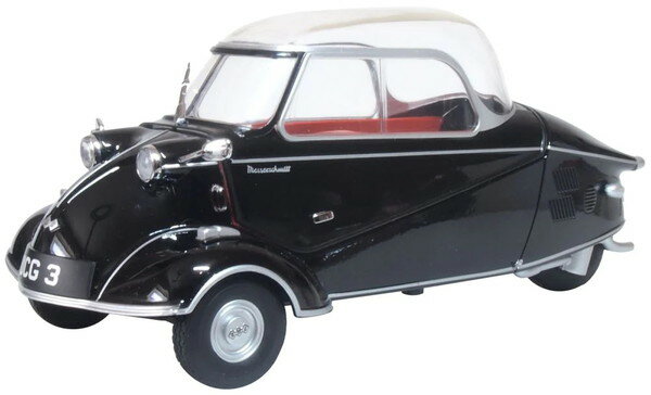 【送料無料】　OXFORD 1/18 メッサーシュミット KR200 バブル トップ ブラック 完成品ダイキャストミニカー OX18MBC007