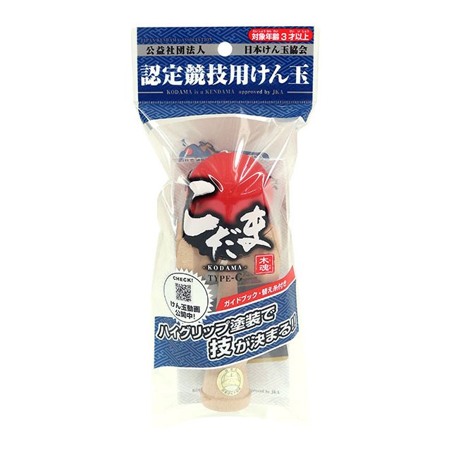トイスタジアム1号店の【送料無料】　競技用けん玉こだま TYPE-G（赤）　R-4｜アングル2