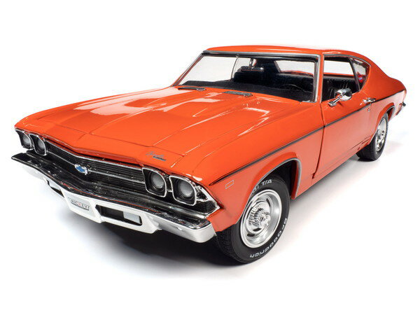 【送料無料】　American Muscle 1/18 1969 シェビー シェベル COPO モナコオレンジ 完成品ダイキャストミニカー AMM1307