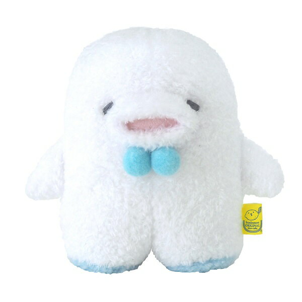 【定形外郵便送料無料】　ふわふわ たっとん ぬいぐるみ S　しろいるか 　高さ13cm