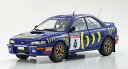 【送料無料】 京商オリジナル 1/18 スバル インプレッサ 1994 RAC 4 完成品ダイキャストミニカー KS08962A