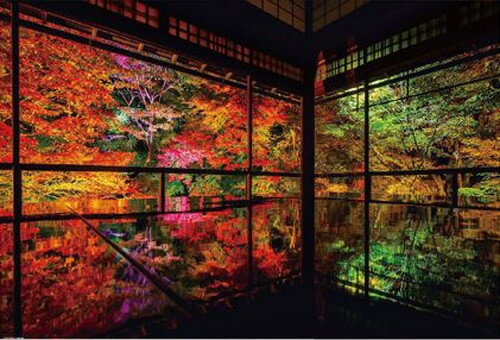【送料無料】　ジグソーパズル 1000ピース 秋深まる瑠璃光院 72×49cm 1000-041...