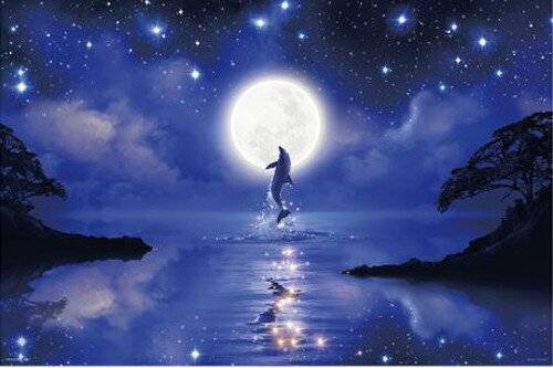 【送料無料】 ジグソーパズル 1000ピース ラッセン ドリーミングナイト 50×75cm 10-1447