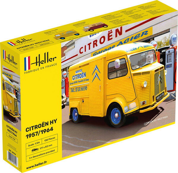 【送料無料】 エレール 1/24 1957/1964 シトロエン HY 商用バン プラモデル HE80744