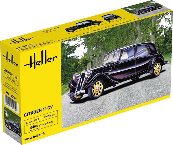 Cooking, Crafts Toys - 9月再入荷予定 【送料無料】　エレール 1/43 シトロエン 11CV プラモデル HE80159