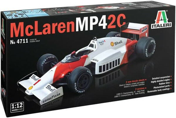 5月再入荷予定 【送料無料】　イタレリ 1/12 マクラーレン MP4/2C(日本語説明書付属) プラモデル IT4711