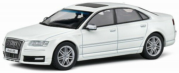 【送料無料】 SOLIDO 1/43 アウディ S8(D3) 2010 ホワイト 完成品ダイキャストミニカー S4313302