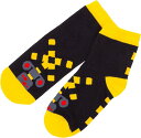 【ネコポス送料無料】　電車靴下 TETSUDO SMILE SOCKS 踏切 黒 15cm～20cm　(ふみきり くつした キッズ 子供 子ども プレゼント ギフト)