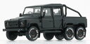 【送料無料】 BM CREATIONS 1/64 ランドローバー ディフェンダー 110 ピックアップ 6x6 2016 アクセサリー付 マットブラック RHD...