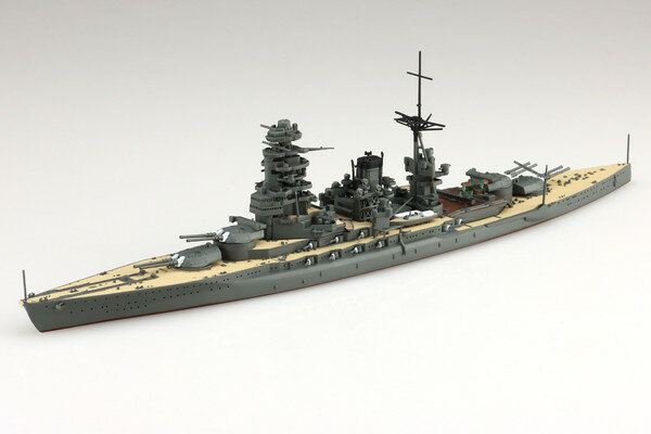 【送料無料】　アオシマ 1/700 ウォーターライン No.123 日本海軍 戦艦 長門 プラモデル