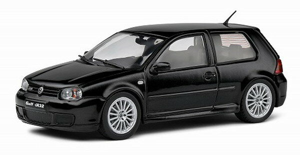 【送料無料】　SOLIDO 1/43 フォルクスワーゲン ゴルフ IV R32 2003 ブラック 完成品ダイキャストミニカー S4313603