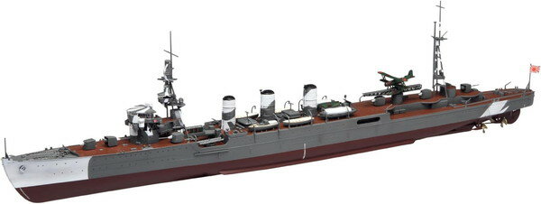 6月再入荷予定　【送料無料】　アオシマ 1/350 アイアンクラッド 鋼鉄艦 軽巡洋艦 多摩 194 ...