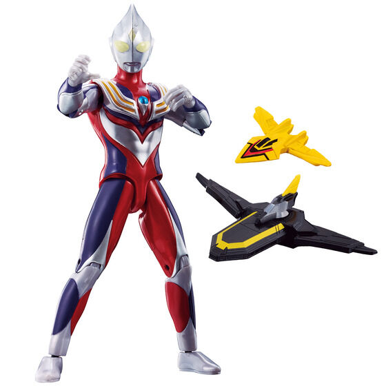 　ウルトラアクションフィギュア ウルトラマンティガ マルチタイプ ガッツウイングセット