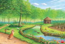 【送料無料】 ジグソーパズル 300ピース 西倉ミト みのりの里 38×26cm 300-376