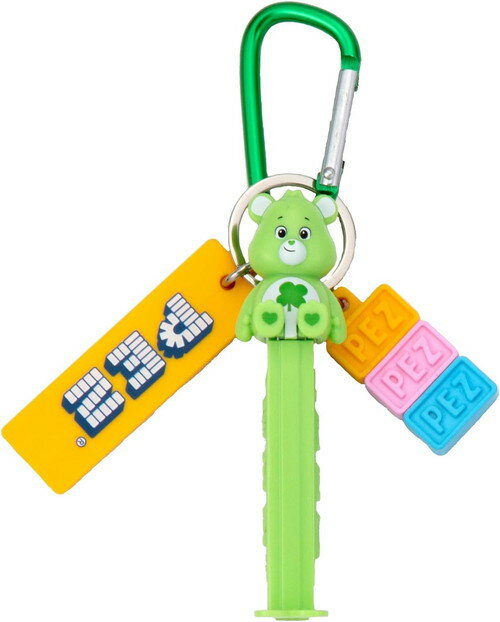 【定形外郵便送料無料】　PEZ Key Charm(Good Luck Bear) お菓子雑貨 ケアベア アンロック・ザ・マジック