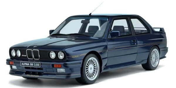 【送料無料】　OttO mobile 1/12 アルピナ E30 B6 3.5 1986 (ブルー) 完成品ミニカー OTMG074