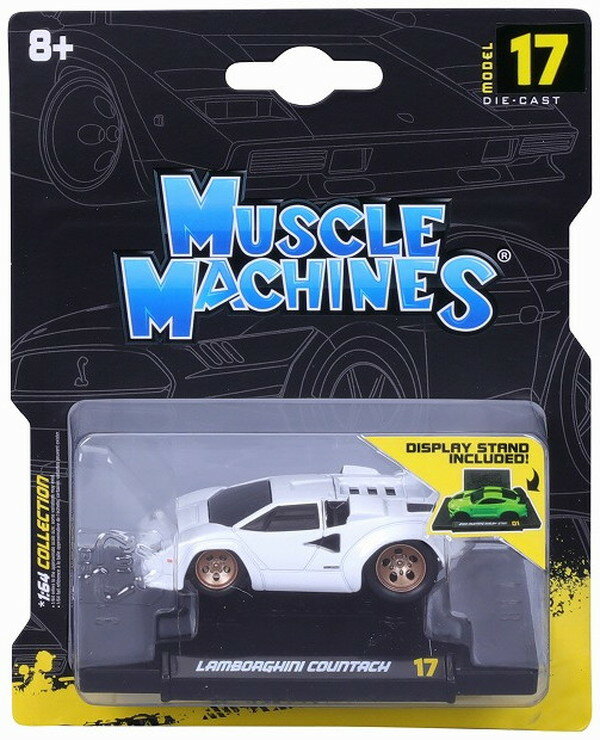 【送料無料】　Maisto 1/64 Muscle Machines ランボルギーニ カウンタック ホワイト 完成品ダイキャストミニカー MS15541Wのサムネイル
