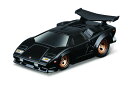【送料無料】 Maisto 1/64 Muscle Machines ランボルギーニ カウンタック ブラック 完成品ダイキャストミニカー MS15578BK