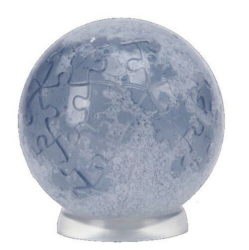 樂天商城 - 【定形外郵便送料無料】　ジグソーパズル 60ピース KAGAYA 3D球体 クリアMOON 2003-511