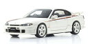 【送料無料】 京商オリジナル 1/43 日産 シルビア S15 スペックR ニスモ エアロ (ホワイト) 完成品ミニカー KSR43125W