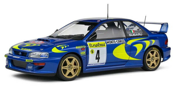 【送料無料】　SOLIDO 1/18 スバル インプレッサ 22B モンテカルロラリー 1997 #4 完成品ダイキャストミニカー S1807405